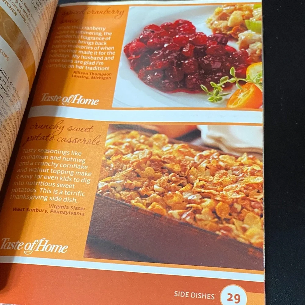 Vintage Taste of Home magazine four piece Cookbook Set + Bonus
